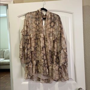 NWT VICI SNAKE SKIN TUNIC DRESS